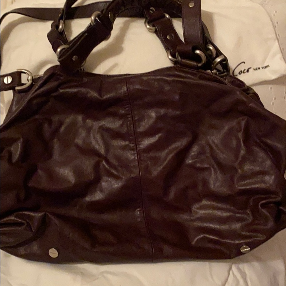 Kenneth Cole Chocolate Brown Bag - Picture 3 of 16